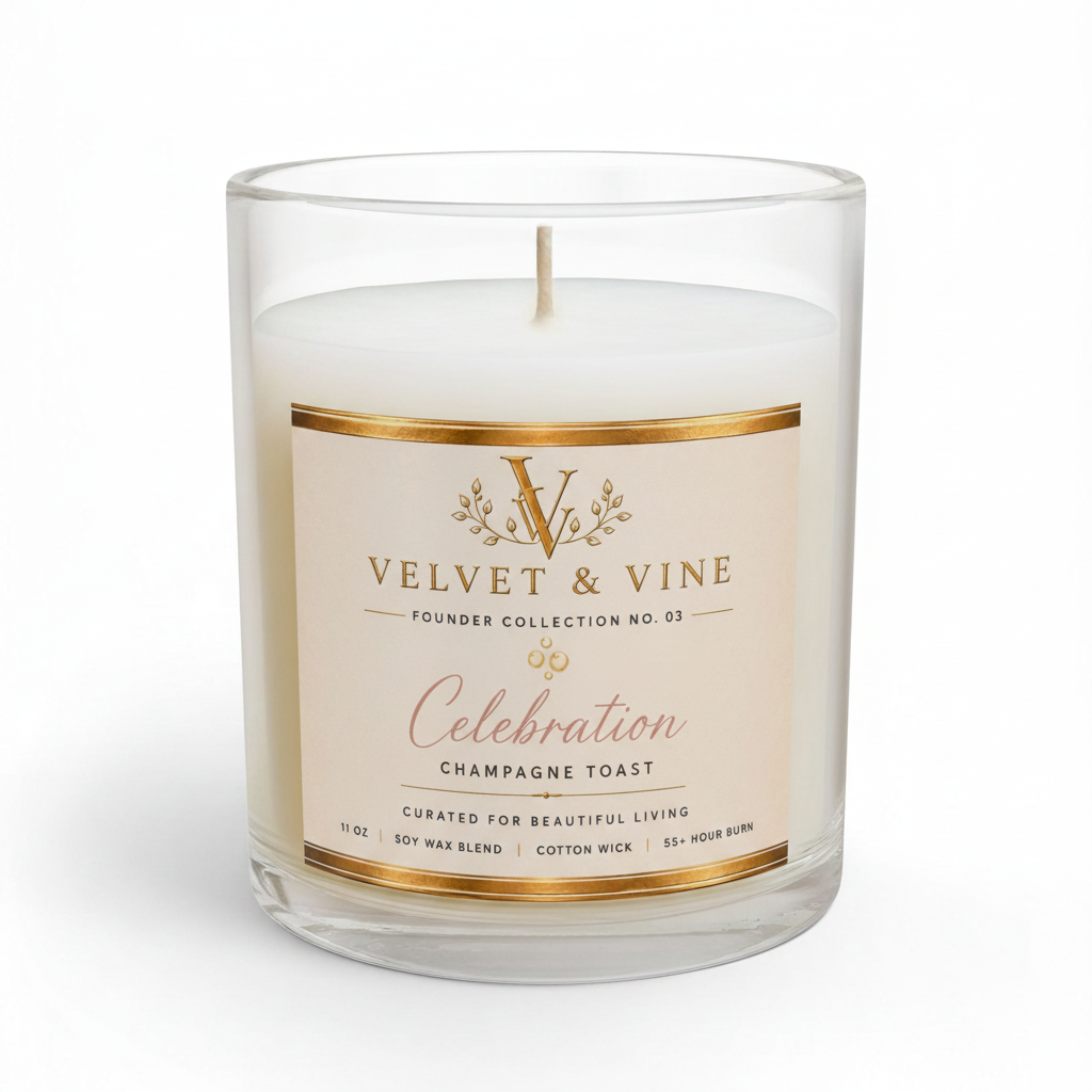 Champagne| Luxury Soy Candle | Founder Collection No. 03