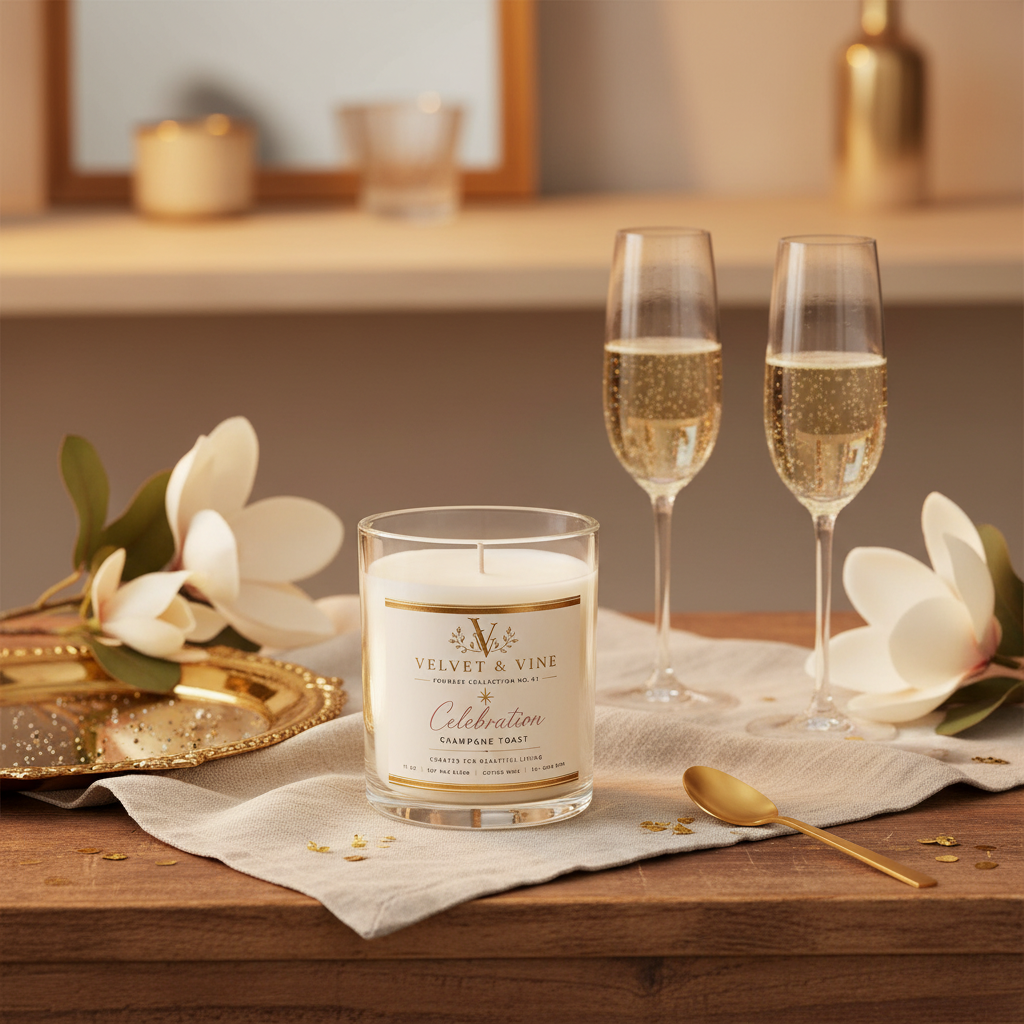 Champagne| Luxury Soy Candle | Founder Collection No. 03