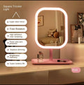 Velvet Square Tricolor LED Vanity Mirror