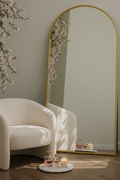 Velvet & Vine Gold Arch Floor Mirror